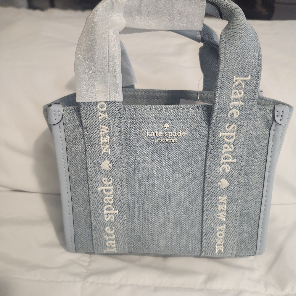 Kate Spade Mini KIP Denim Tote Bag